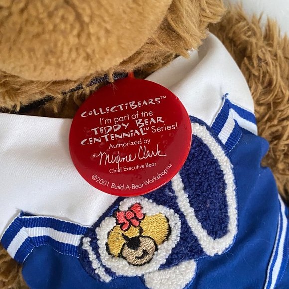 Build a Bear BAB Centennial Clark Maxine plush‎ w/blue cheerleader outfit - Picture 3 of 13